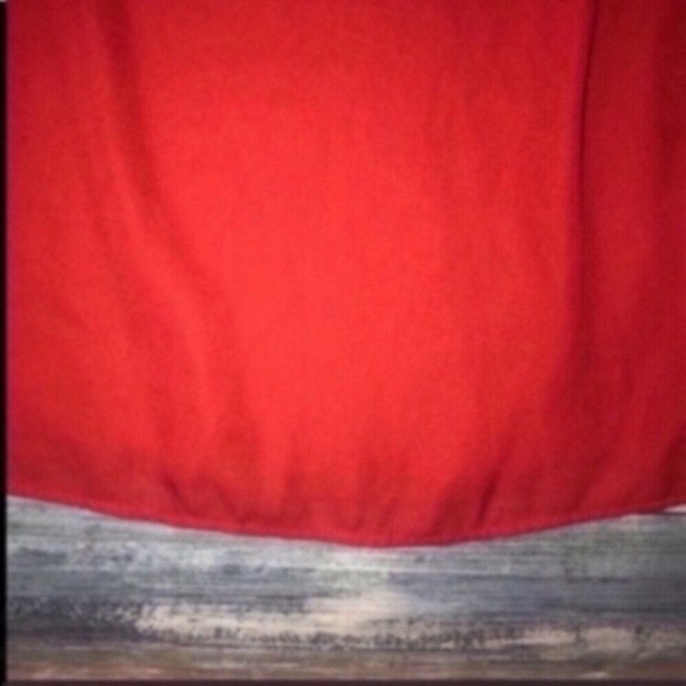 Show Me Your Mumu Red Bungalow Off The Shoulder Flounce Top - Picture 4 of 9